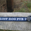 Lost Dog Pub Embroidered Bungee Leash Navy + White