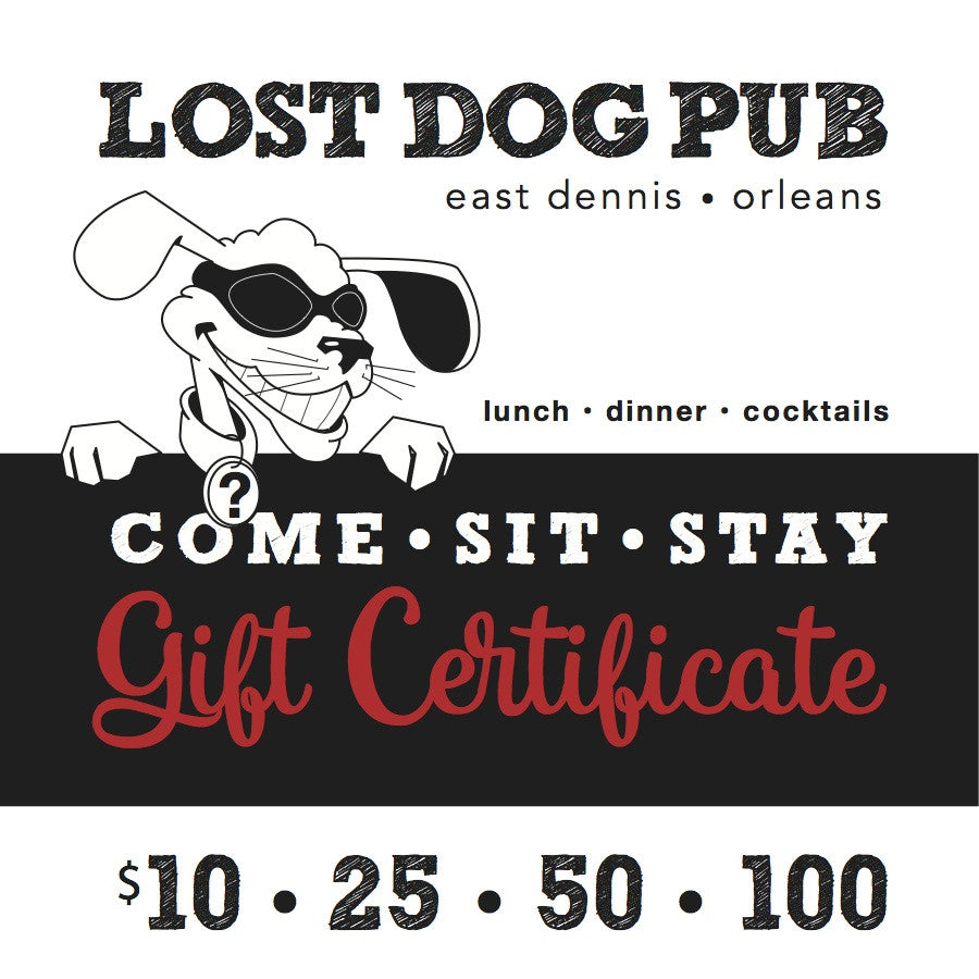 Lost Dog Pub Gift Certificate